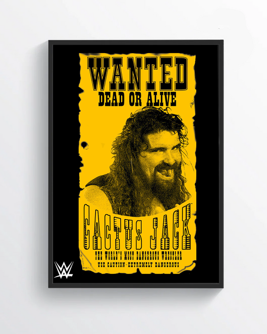 Mick Foley 'Cactus Jack' Poster Print