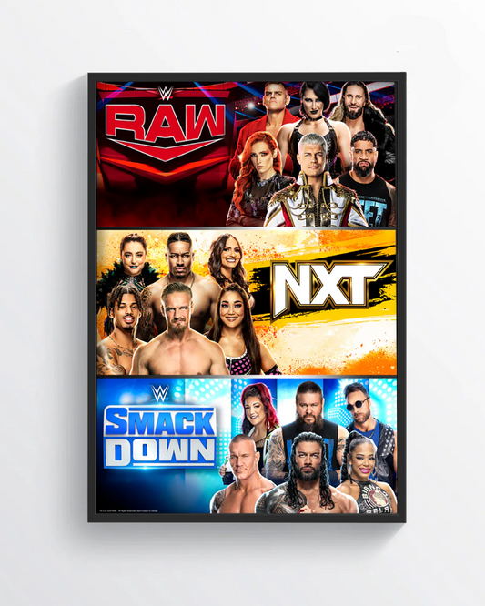 WWE Poster Print