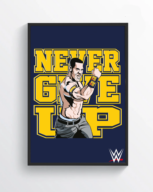 John Cena 'Never Give Up' Poster Print