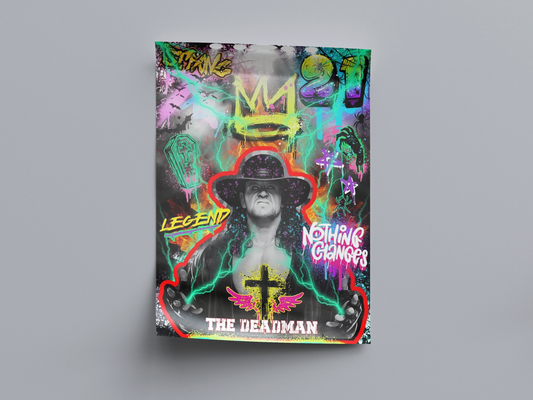 The Undertaker 'The Deadman' Poster Print